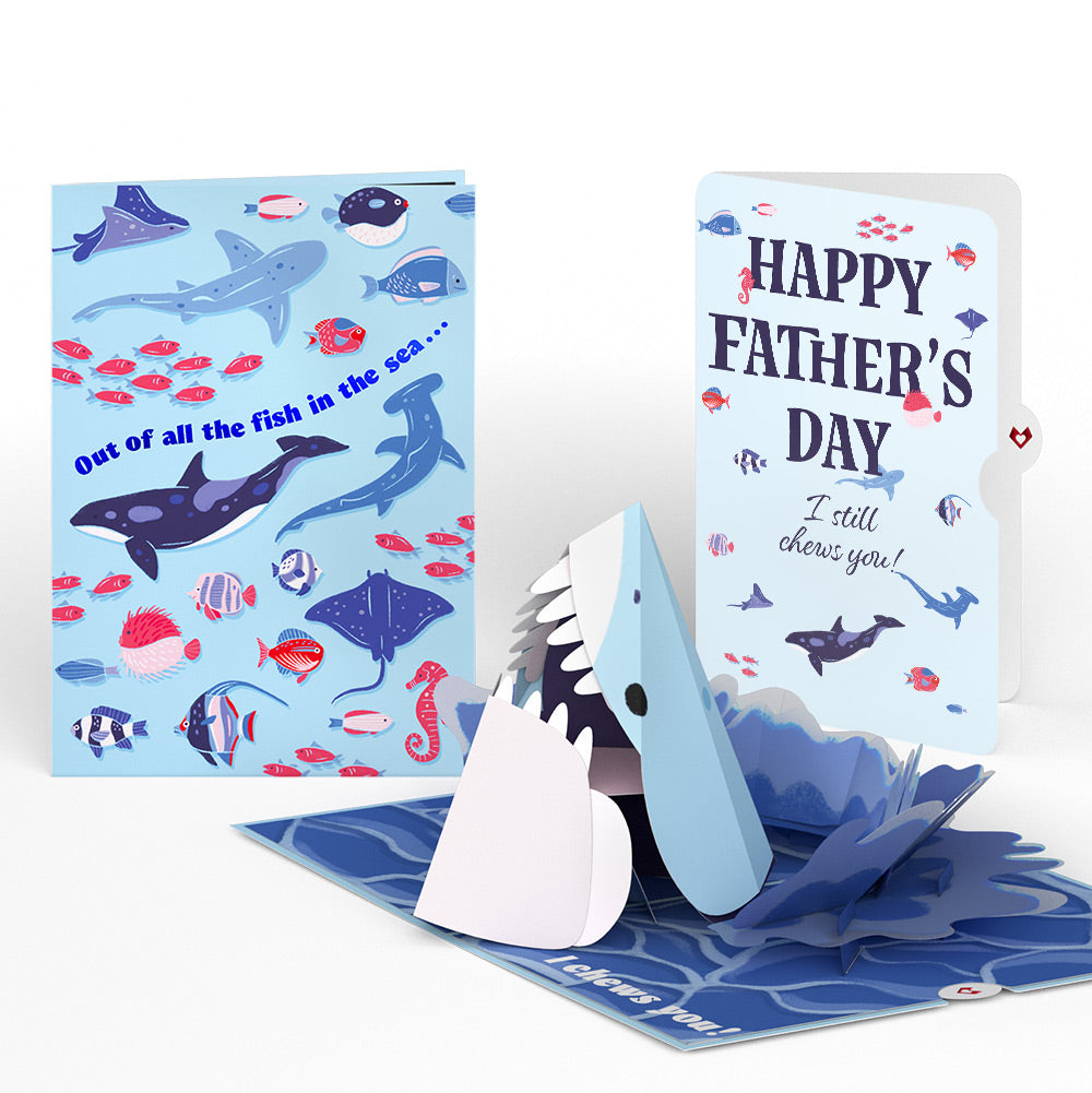 I Chews You Shark Father's Day Pop-Up Card and Sentiment Set