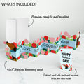 Love You So Much Dog Father's Day Loooooong Card™ (Expands to 2 feet) and Sentiment Set