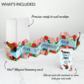 Love You So Much Dog Father's Day Loooooong Card™ (Expands to 2 feet) and Dachshund Pawsome Sentiment Set