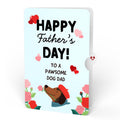 Love You So Much Dog Father's Day Loooooong Card™ (Expands to 2 feet) and Dachshund Pawsome Sentiment Set