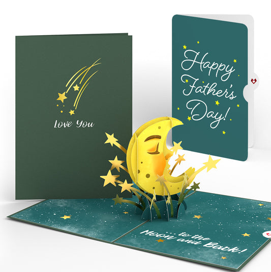 Love You to the Moon and Back Father's Day Pop-Up Card and Sentiment Set