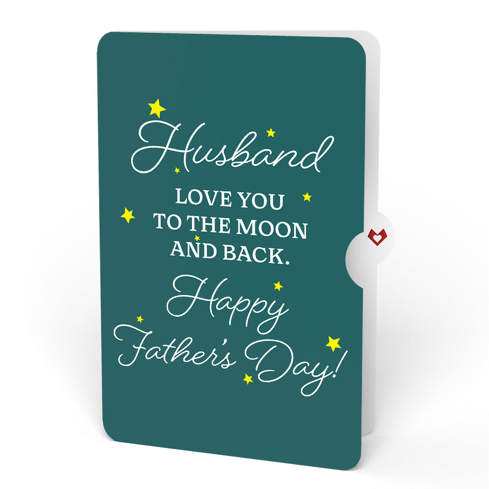 Love You to the Moon and Back Father's Day Pop-Up Card and Sentiment Set for Husband