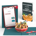 Send Noods Spicy Father's Day Pop-Up Card and Sentiment Set for Husband