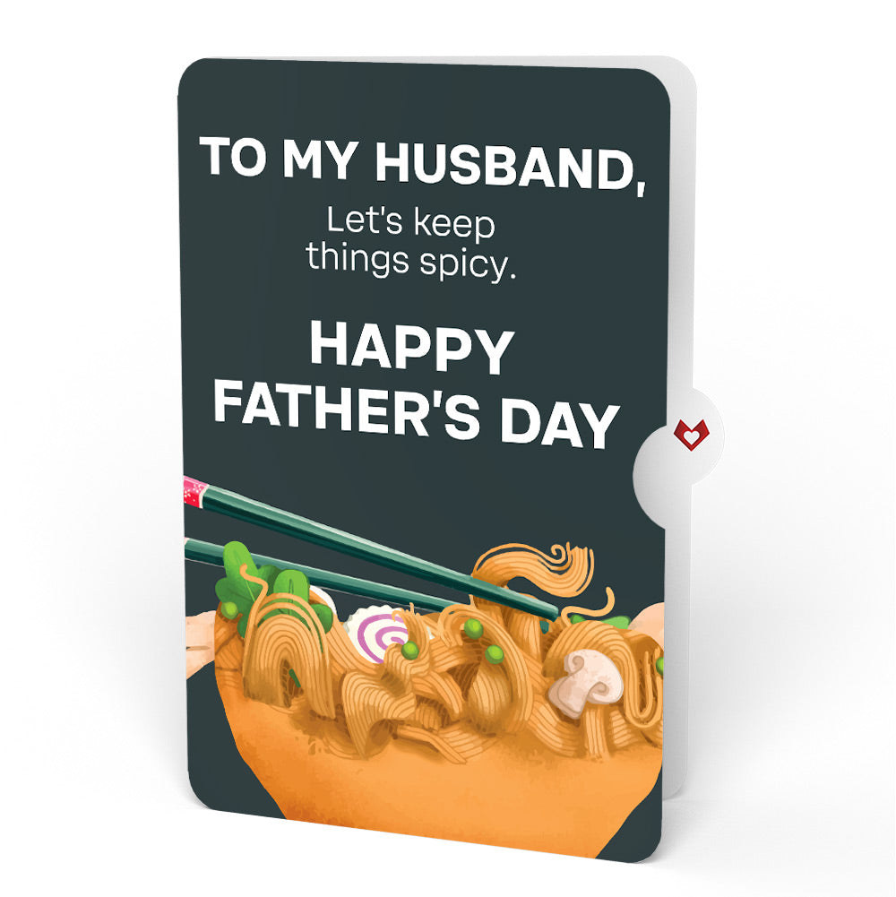 Send Noods Spicy Father's Day Pop-Up Card and Sentiment Set for Husband