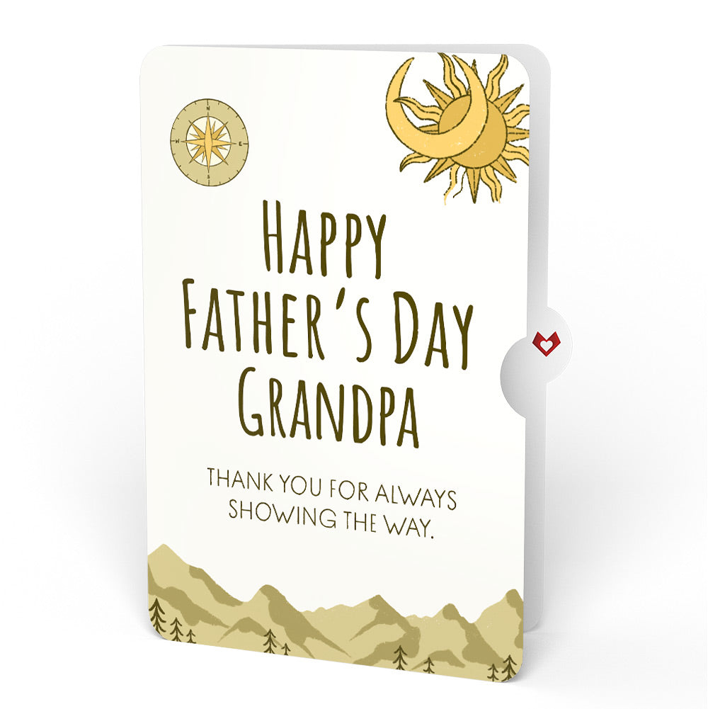 Guiding Compass Father's Day Pop-Up Card and Sentiment Set for Grandfather