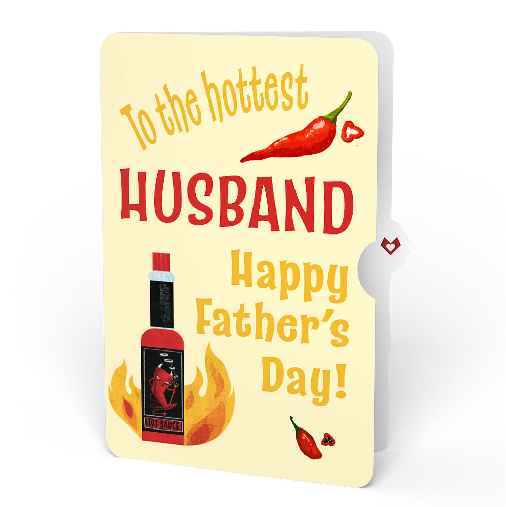 You're So Hot - Hot Sauce Father's Day Pop-Up Card and Sentiment Set for Husband