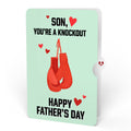 You're a Knock Out Father's Day Pop-Up Card and Sentiment Set for Son