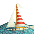Sailboat on the Horizon Father's Day Pop-Up Card and Details TBD Sentiment Set for Dad