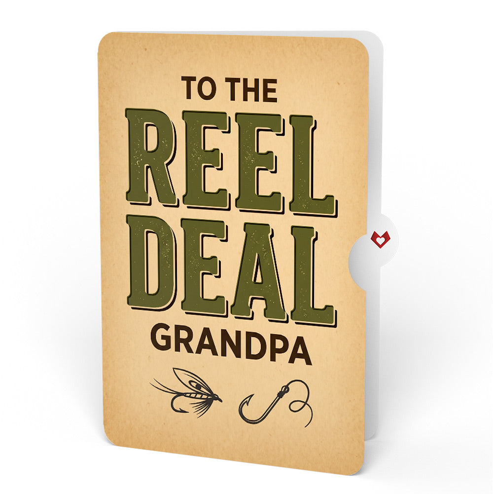 Reel Kick-Bass Dad Father's Day Pop-Up Card and Sentiment Set for Grandfather