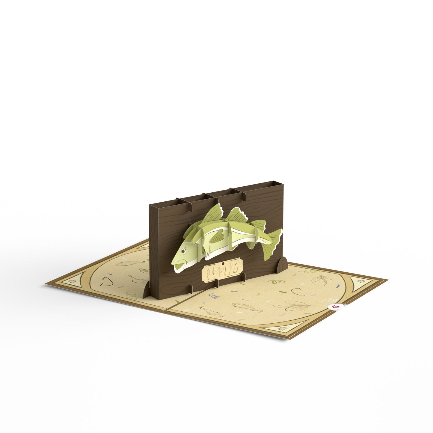 Cod Plaque Father's Day Pop-Up Card and Sentiment Set