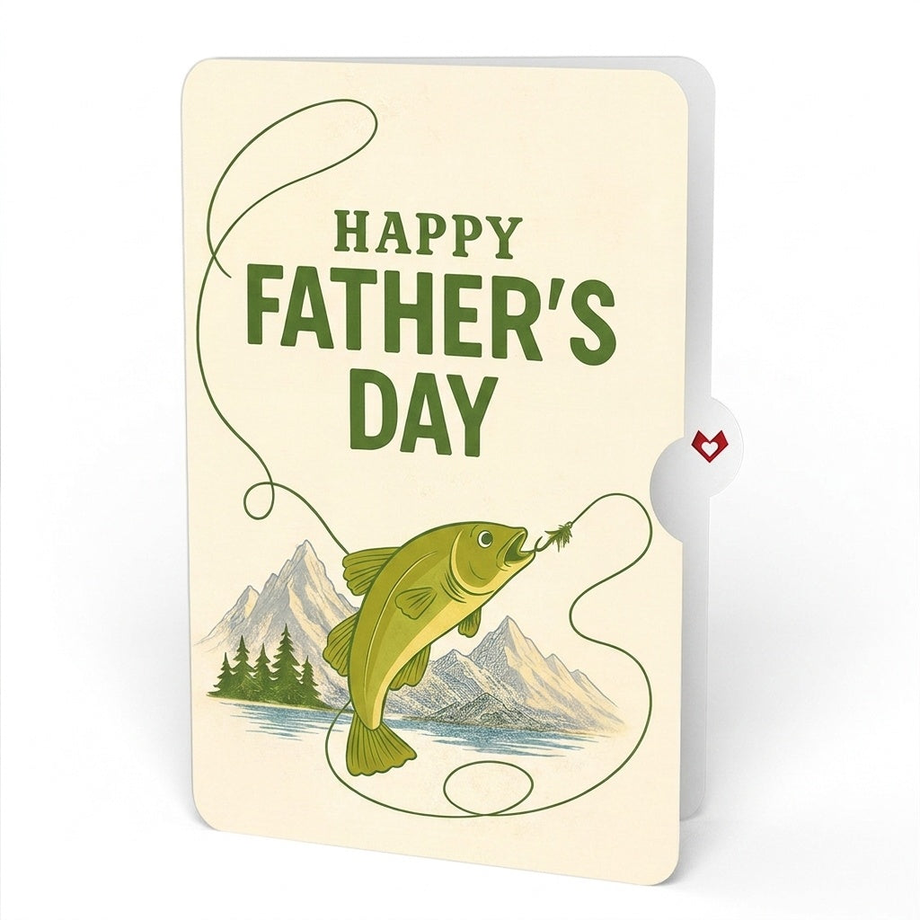 Cod Plaque Father's Day Pop-Up Card and Sentiment Set