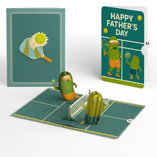 Playful Pickleball Father's Day Pop-Up Card and Sentiment Set