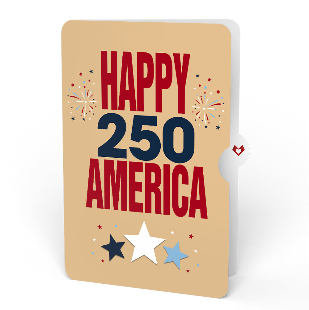 From Sea to Shining Sea 4th of July Pop-Up Card and 250 America Sentiment Set