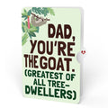 Tree Top Sloths Father's Day Pop-Up Card and Tree Dweller GOAT Sentiment Set for Dad