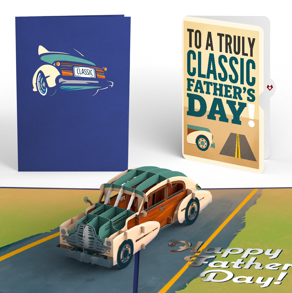 Father's Day Classic Car Pop-Up Card and Sentiment Set