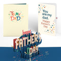 To My Dad: Happy Father's Day Pop-Up Card and Sentiment Set for Dad