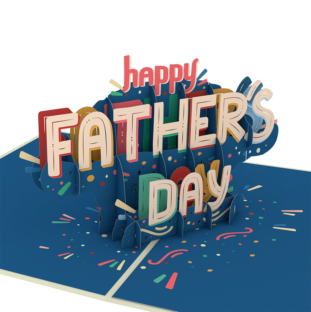 To My Dad: Happy Father's Day Pop-Up Card and Sentiment Set for Dad