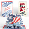 From Sea to Shining Sea 4th of July Pop-Up Card and Terms Applied Sentiment Set