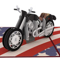 American Motorcycle Americana Pop-Up Card and Sound of Freedom Sentiment Set