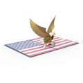 Patriotic Eagle 4th of July Pop-Up Card and Loud Proud Free Sentiment Set