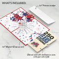 Stars and Stripes 4th of July Pop-Up Card and 250 Years Strong Sentiment Set