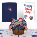 Americana Basket 4th of July Pop-Up Card and Sentiment Set