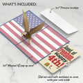 Patriotic Eagle 4th of July Pop-Up Card and Sentiment Set