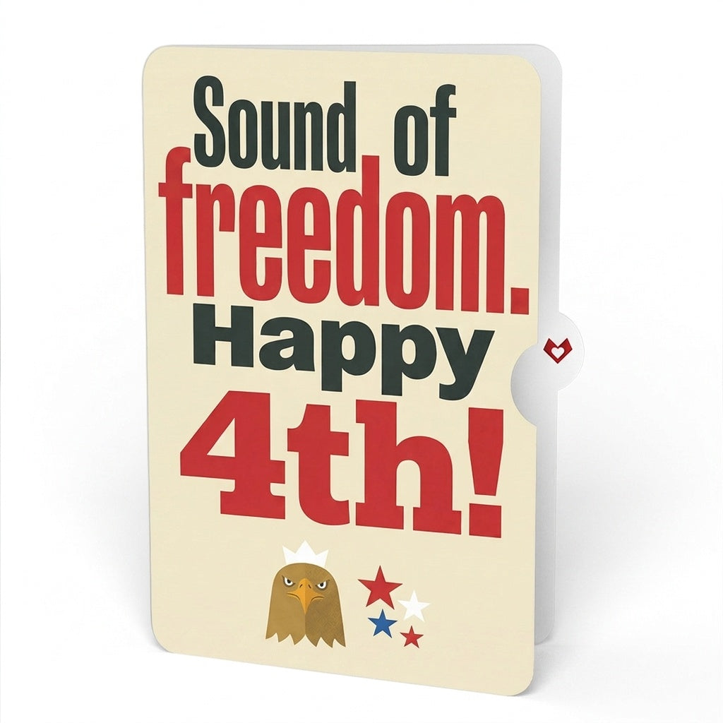 Patriotic Eagle 4th of July Pop-Up Card and Sentiment Set