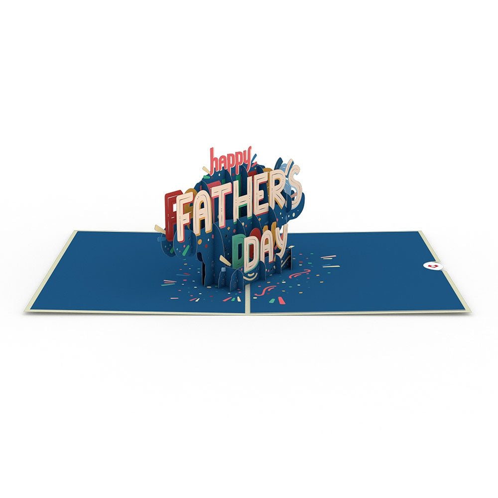 To My Dad: Happy Father's Day Pop-Up Card and Resting Eyes TV Time Sentiment Set for Dad