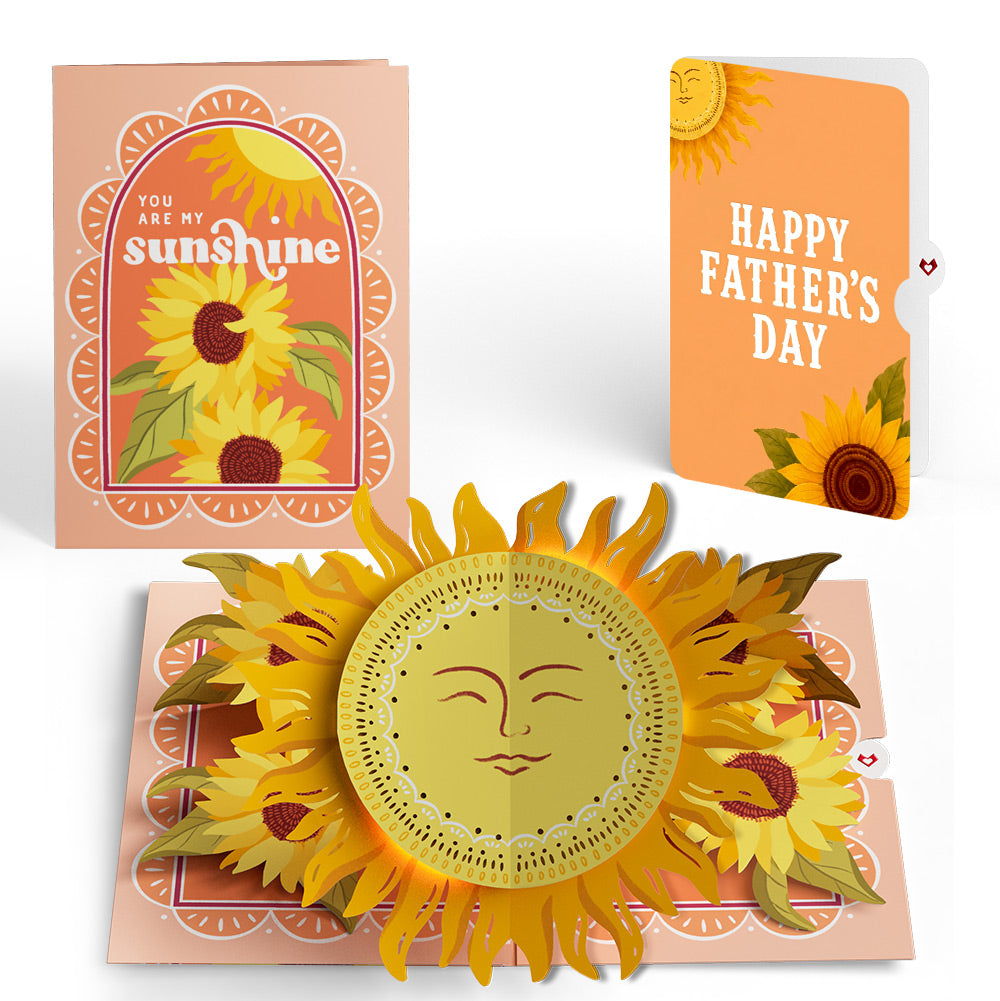 You Are My Sunshine Father's Day Music and Lights Pop-Up Card and Sentiment Set