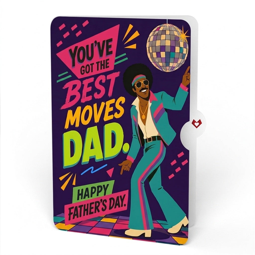 Rad Dad Father's Day Pop-Up Card and Disco Moves Sentiment Set for Dad