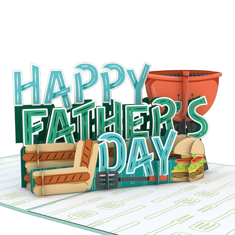 Best Flippin' Dad Father's Day Pop-Up Card and Grill Master Hero Sentiment Set
