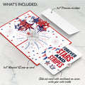 Stars and Stripes 4th of July Pop-Up Card and Sentiment Set