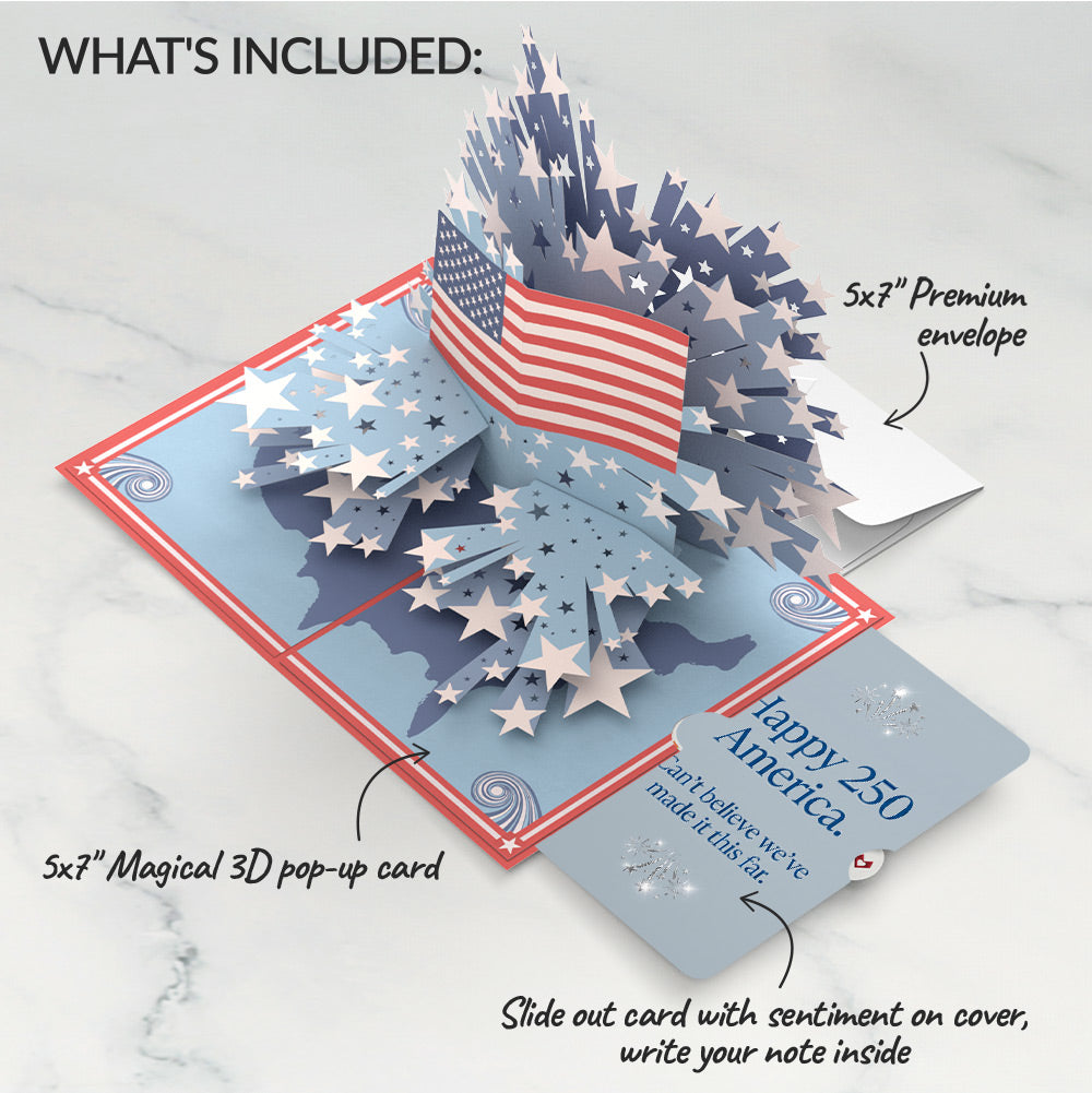 From Sea to Shining Sea 4th of July Pop-Up Card and Made It Far Sentiment Set