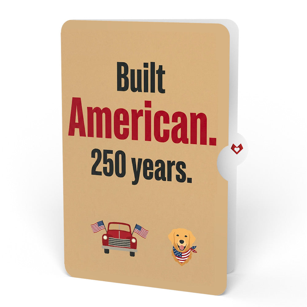 Americana Truck 4th of July Pop-Up Card and Built American Sentiment Set