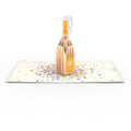 Champagne Pop Pop-Up Card and Thrilled to Welcome You Sentiment Set