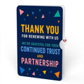 Thank You Confetti Pop-Up Card and Renewed Partnership Sentiment Set