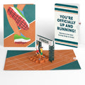 Race Day Running Welcome Pop-Up Card and Sentiment Set