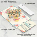 Artistic Thank You Pop-Up Card and Wonderful Connecting Sentiment Set