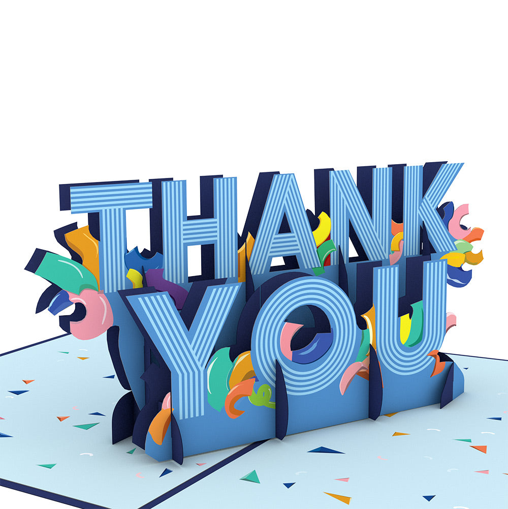 Thank You Confetti Pop-Up Card and Meaningful Connections Sentiment Set
