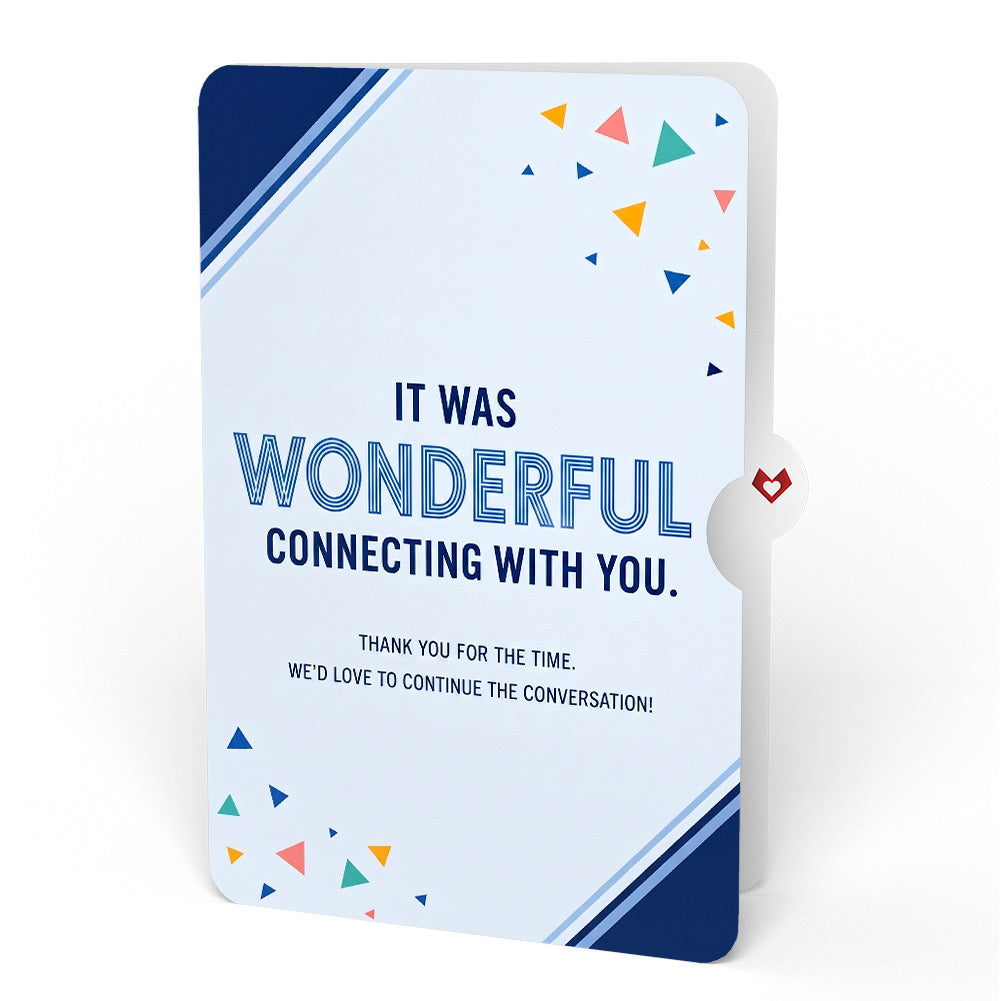 Thank You Confetti Pop-Up Card and Meaningful Connections Sentiment Set