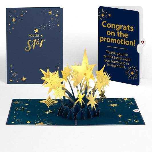 You're a Star Pop-Up Card and Congrats on the Promotion Sentiment Set