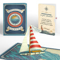 Adventure Awaits Retirement Pop-Up Card and Smooth Sailing Ahead Sentiment Set