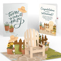 Take It Easy Retirement Pop-Up Card and Adirondack Chair Sentiment Set