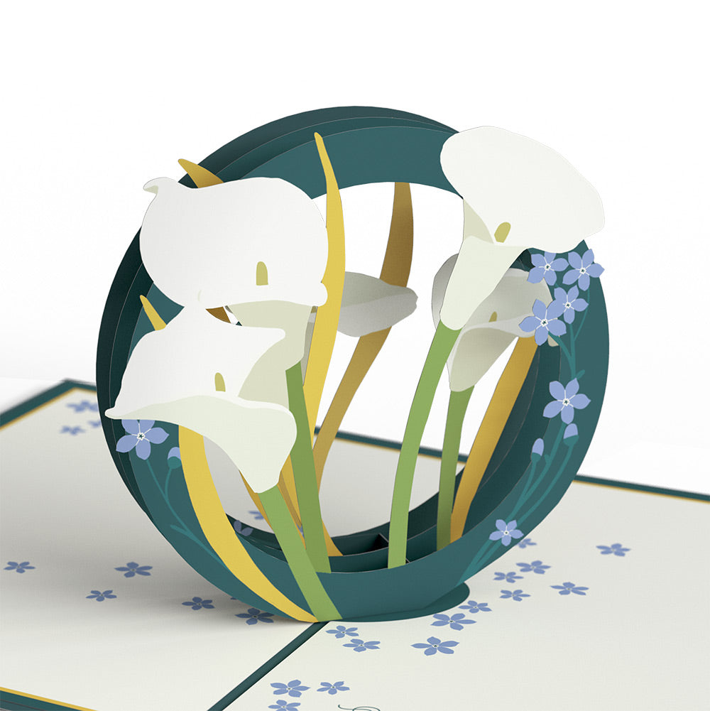 Calla Lily Sympathy Pop-Up Card and Thoughts of Comfort Sentiment Set