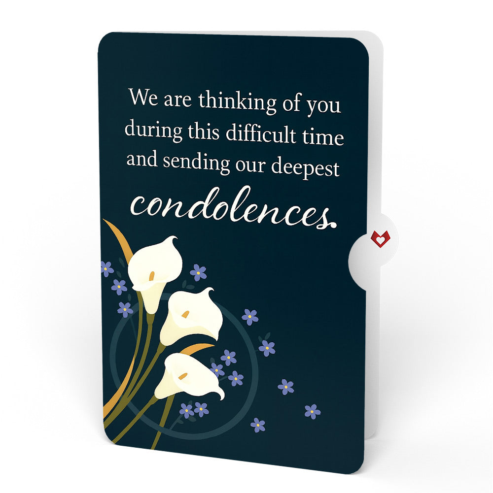 Calla Lily Sympathy Pop-Up Card and Thoughts of Comfort Sentiment Set
