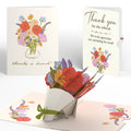 Thanks a Bunch Bouquet Appreciation Pop-Up Card and Spreading the Word Sentiment Set
