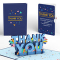 Thank You Confetti Pop-Up Card and Reliable Partner Sentiment Set