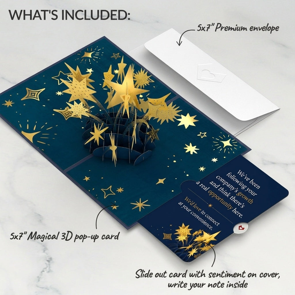 You're a Star Pop-Up Card and Growth Opportunity Sentiment Set