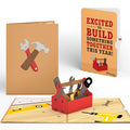 Toolbox Welcome Pop-Up Card and Building Something Together Sentiment Set